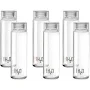 CELLO H2O Glass Fridge Water Bottle Set of 6